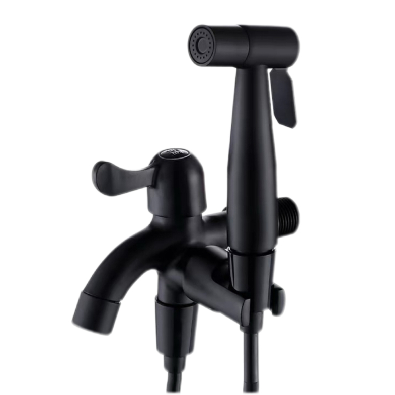 Black Dual-Control Faucet Kanthi Spray Gun