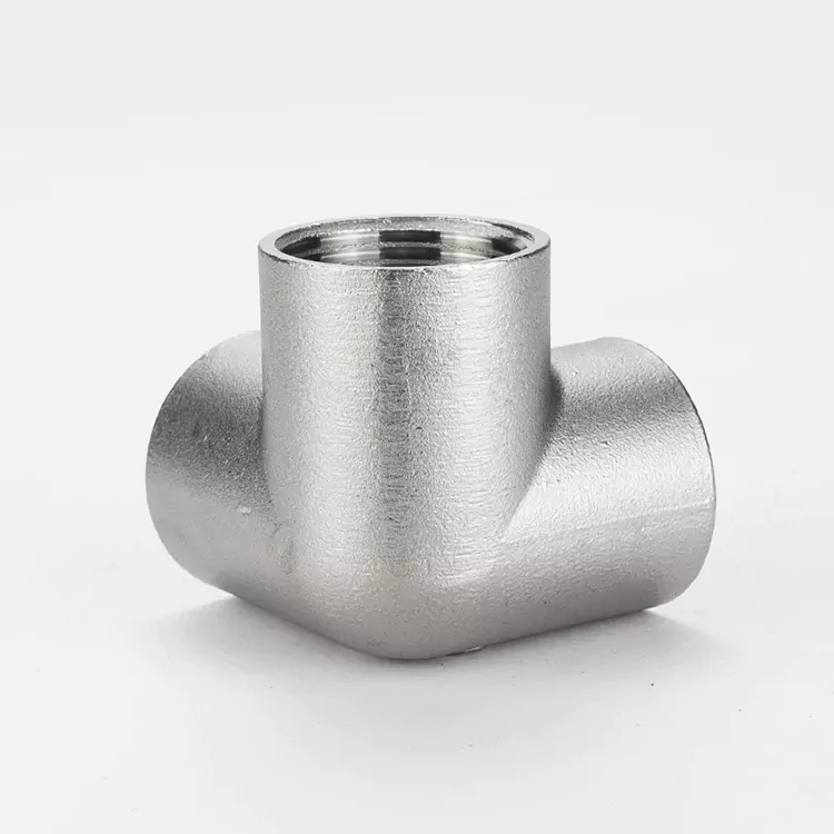 BSP Stainless Steel 3D Tee Pipa Fitting
