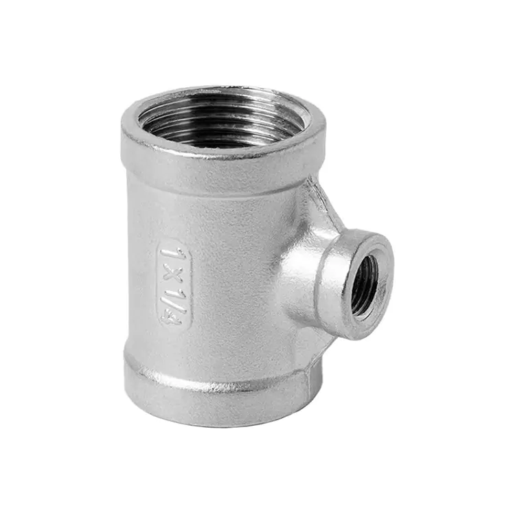 BSP Stainless Steel Reducing Tee Ulir Wanita