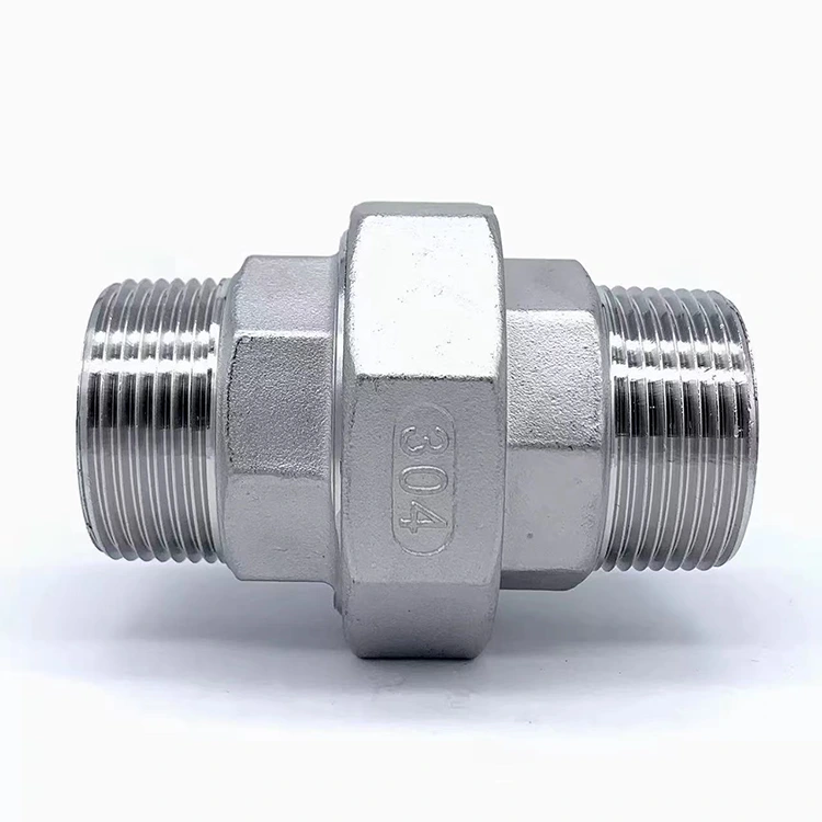 Double Male Thread Union kanggo Plumbing