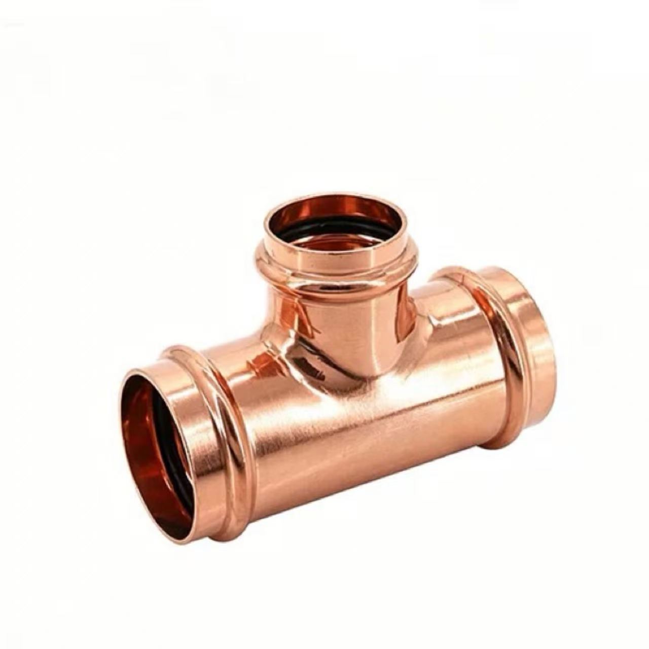 Pencet kaping pindho Ngurangi T-Type Pipe Fitting Pencet kaping pindho Ngurangi T-Type Pipe Fitting