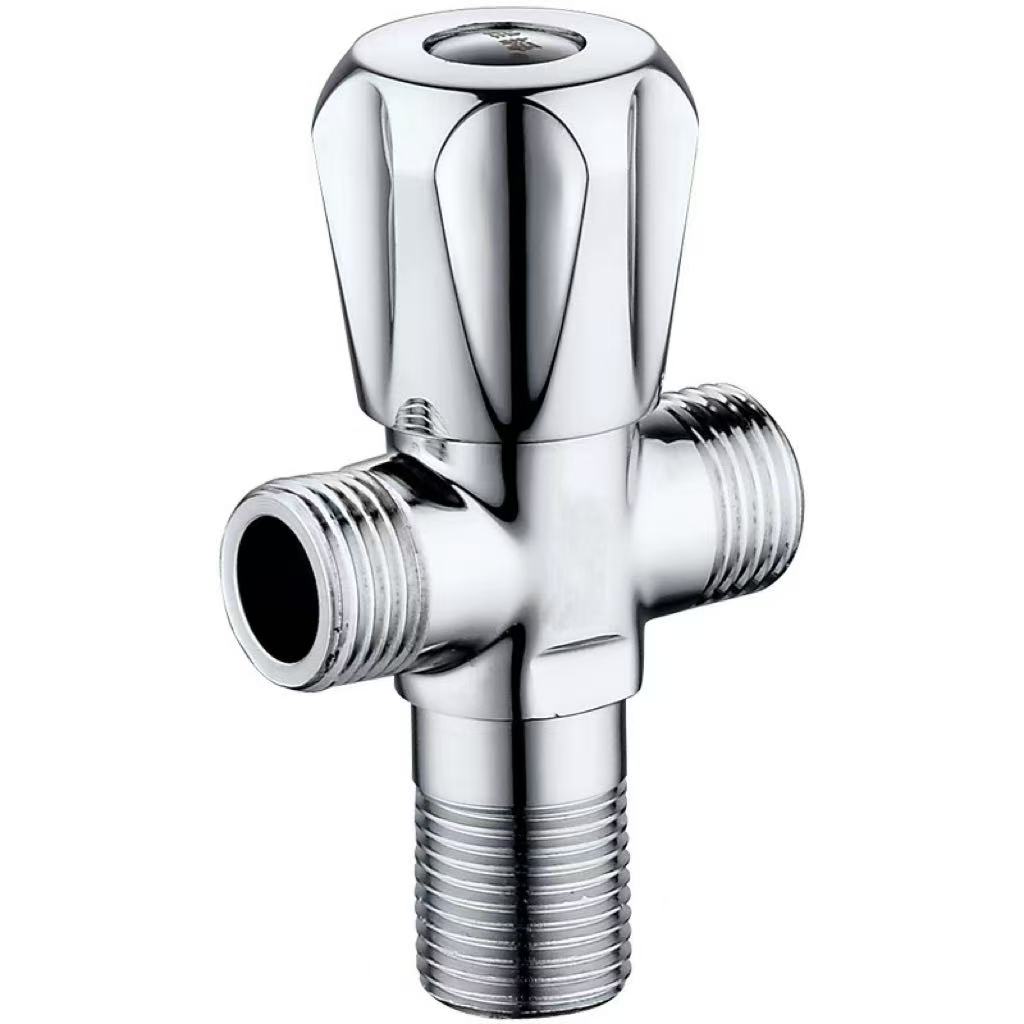 Electroplated Petal Nangani Tiga-Way Diverter Valve Electroplated Petal Nangani Tiga-Way Diverter Valve