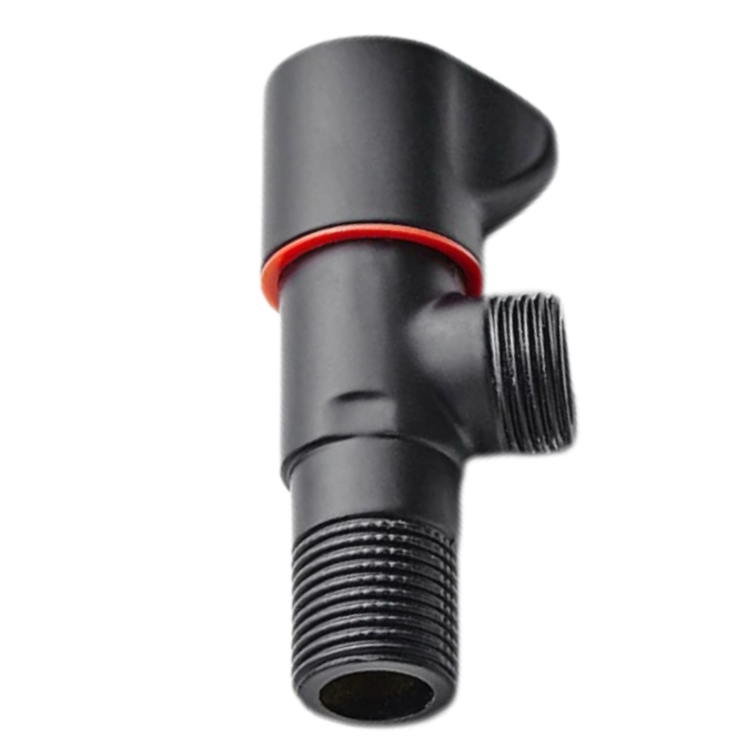 Gunmetal Grey Angle Valve Universal Panas Lan Dingin Water Stop Valve Set