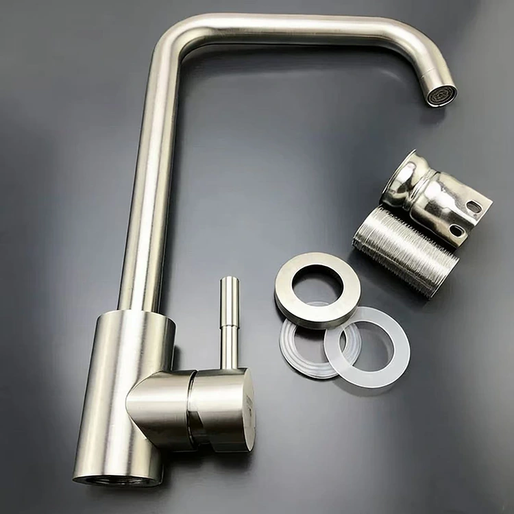 Brushed Mixer Kitchen Faucet 