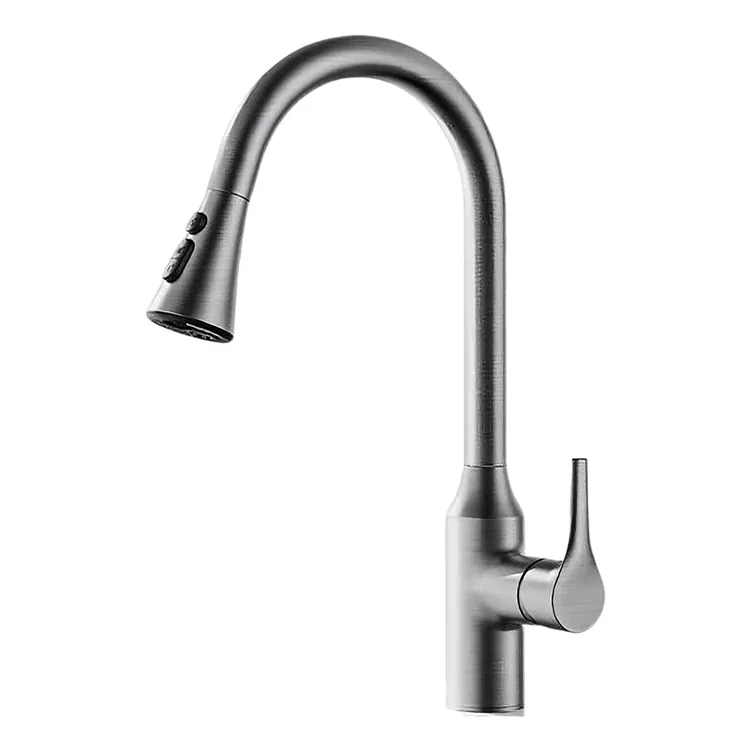 Faucet Pawon Panas Lan Dingin Pull-Metu Faucet Pawon Panas Lan Dingin Pull-Metu