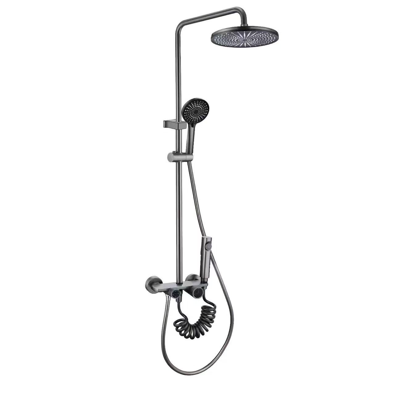 Round Rain Shower Set Kanthi Dual Knobs