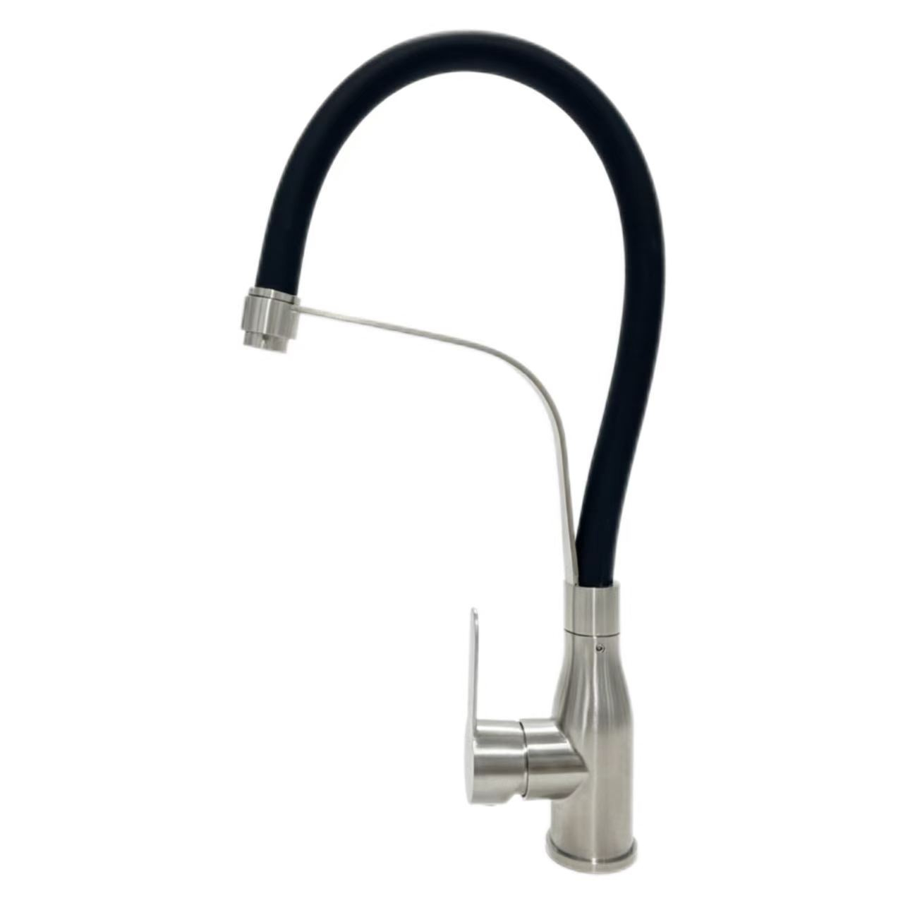 Faucet Air Panas lan Dingin Universal Silikon Fleksibel Tarik