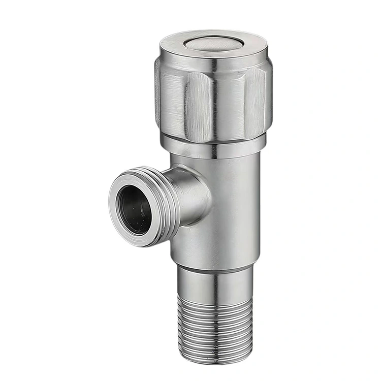Enem-Spoke Knob Male Inlet Angle Stop Valve