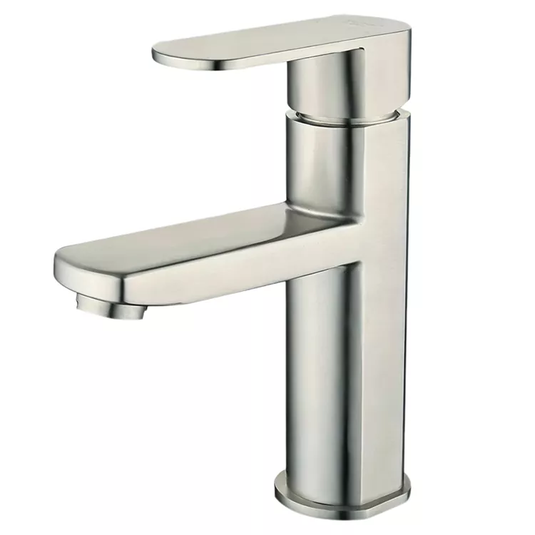 Faucet Baskom Panas Lan Dingin Kolom Persegi