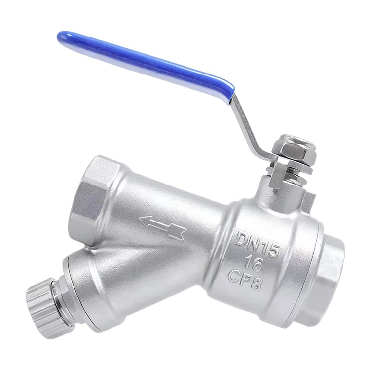 Strainer Blowdown Valve kanggo Banyu lan Drainase